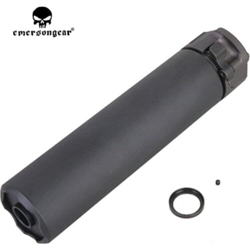 KAC Style Sound Suppressor Mini Version Quick Detach Barrel Extension For Airsoft Paintball Airsoft Device Tactical Gel Blaster