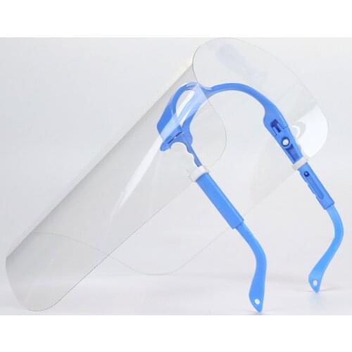 1Pc Faceshield Transparent Full Face Cover Onion Goggles Safety Film Tools Three gears adjustable Anti-oil Anti-fog Kitchen tool