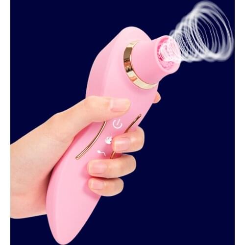 Female Masturbator Clitoris Lick Electric Tongue Massager Strong Suction Constant Temperature Heating Vibrator Adult Sex Toys
