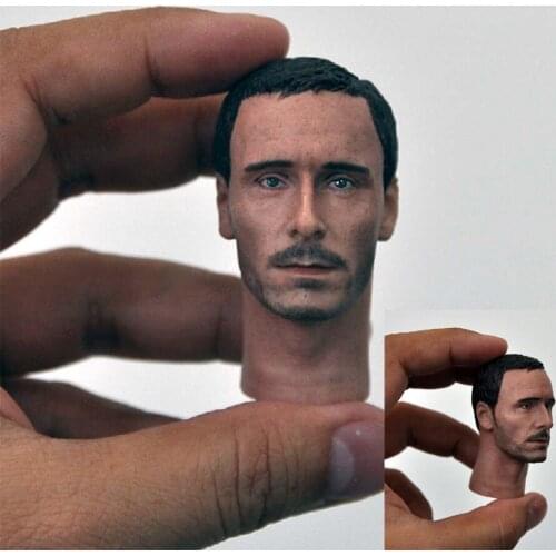 1/6 Scale Michael Fassbender Head Sculpt Carve for 12" inch Male Body Model In Stock Toy Doll