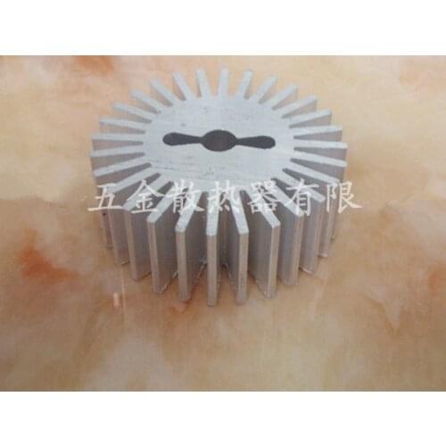 10PCS New LED sunflower radiator 50*6*20mm circular aluminum heat sink Lamps and lanterns of radiator aluminum accessories
