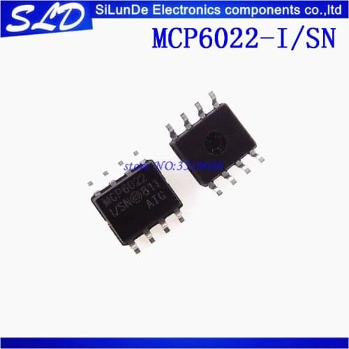 10pcs/lot MCP6022-I/SN MCP6022-I/S MCP6022-I MCP6022 SOP-8 new and original in stock