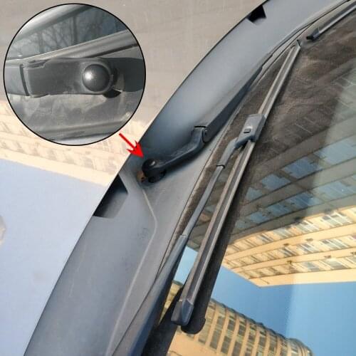 2pcs Car Front Windscreen Wiper Arm Nut Cap Bolt Cover For Passat B5 B6 B7 Golf MK4 MK5 MK6 MK7 Polo Jetta Tiguan