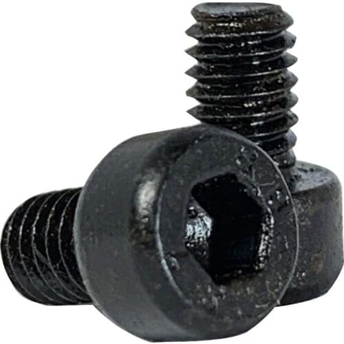 200pcs Tattoo Machine Armature Bar Screws Hex Socket Head Black Thread M4 6mm