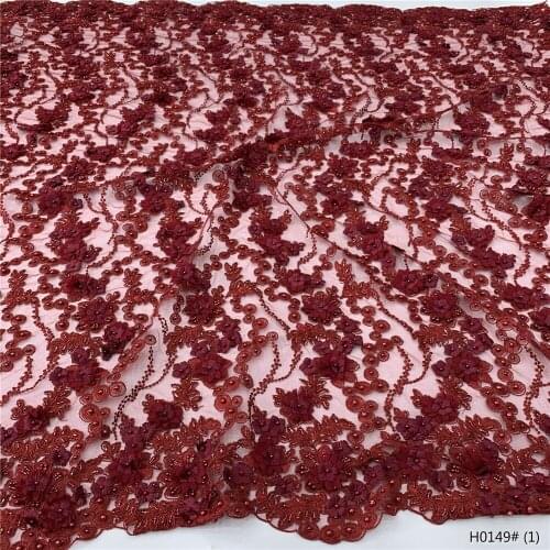 MIQIER 2020High Quality African nigerian Lace Fabric velvet lace fabric fabric with sequins Embroidered Cord Lace Fabric Guipure