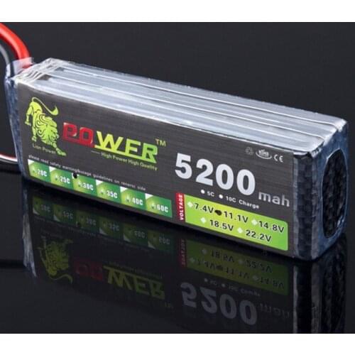 LION POWER 3s battery 11.1v 1500mAh 2200mah 2800mah 3000mah 4200mah 5200mah lipo battery for Drone RC helicopter car boat