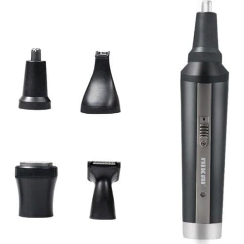 Rechargeable electric nose trimmer 4 in1 nose trimmer hair carving temples trimmer beard trimmer electric shaver beard trimmer