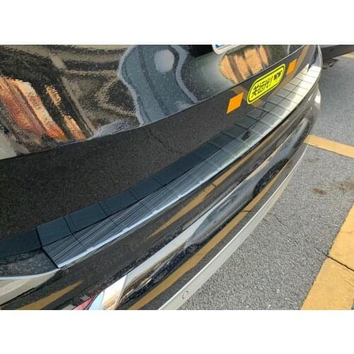 Car accessories For Volvo XC90 2020 Stainless Steel Rear Trunk Boot Bumper Guard Plate Protector Molding Trim 1pcs