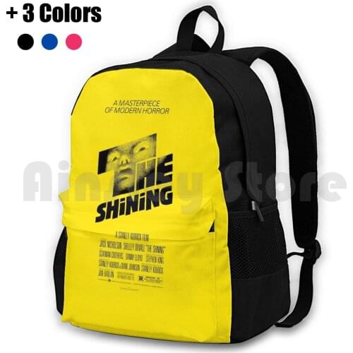 The Shining 1980-Yellow Poster Outdoor Hiking Backpack Waterproof Camping Travel The Shining Jack Nicholson Shelley Duvall
