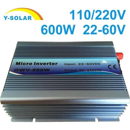 Cross-Border Solar Grid-Connected Inverter Tracking Point Photovoltaic Power Generation GWV-600W 220V/110V