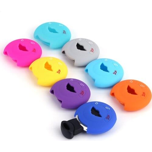 3 Buttons Silicone Car Key Case for BMW Mini Cooper R60 R56 Auto Accessories Cover Fob Car Styling Protective Skin