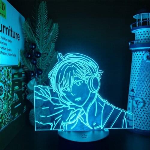 Given Mafuyu 3D Led Anime Lamp Illusion Lighting 7 Color Changing Nightlights Table Lamp For Home Decoration