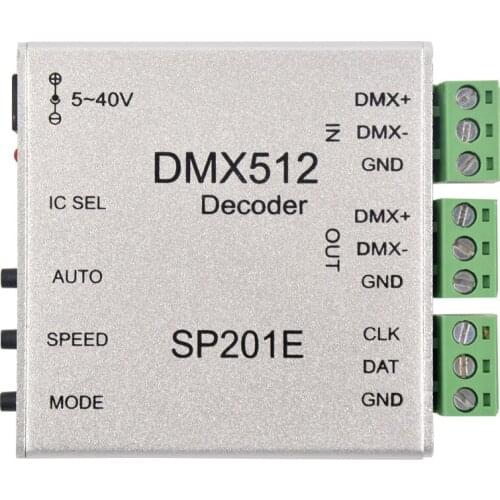 SP201E Symphony DMX512 decoder supports 3072 channels compatible with a variety of IC spot wholesale