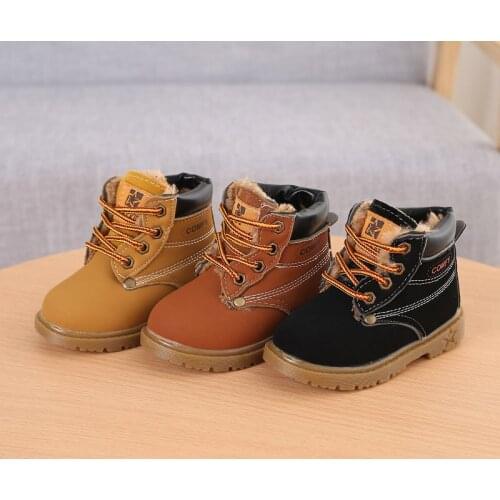 Spring and Autumn Childrens Boots and Ankle Boots Martin Boots Fashion Girls Boys Rubber Shoes Childrens Boots 21-30 yards
