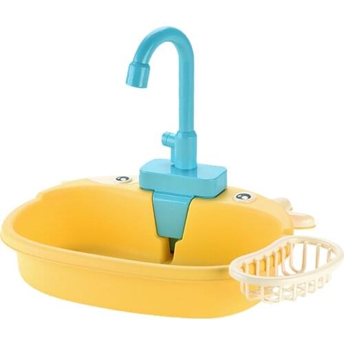 Childrens Kitchen Toy Set With Running Water Educational Gifts For Girls Boys