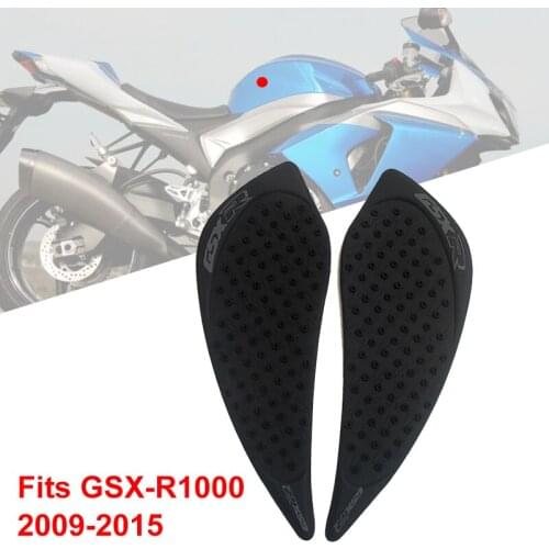 For Suzuki GSX-R 1000 2009 2010 2011 2012 2013 2014 2015 Knee Grip Traction Pads Fuel Gas Tank Decals GSXR1000 GSX R 1000 K9
