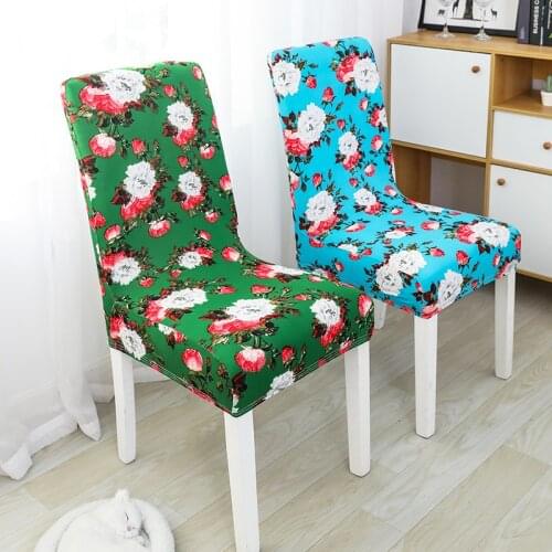 Dining Chair Cover Spandex Elastic Chair Slipcover Case Stretch Chair Covers protector for Wedding Hotel Banquet Dining Room