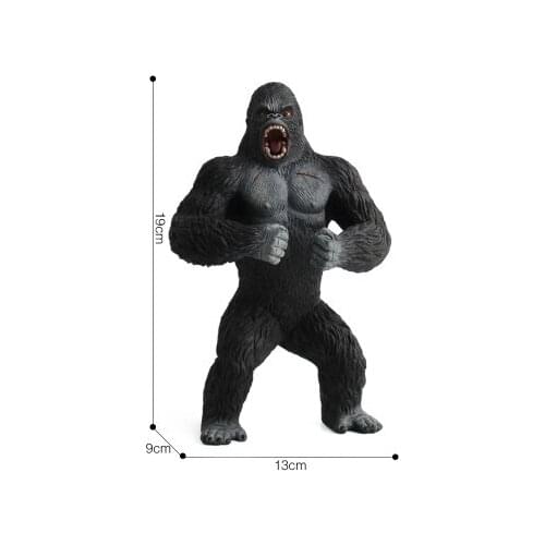 Giant chimp model Tarzan black gold baboon horse flying horse unicorns furnishings giraffe crafts statue home
