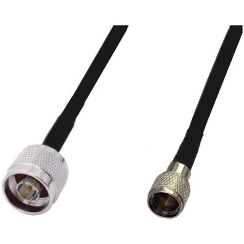 RG58 Cable N Male to Mini UHF Male Connector WiFi Antenna Extension Pigtail jumper cable
