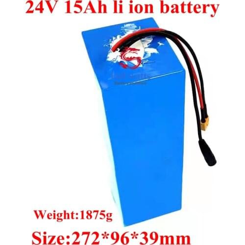24v 15ah Li ion battery 24v Lithium bms 7s 24v bateria 500W 450W 250W motor energy storage e bike e scooter e car diy 48V 15AH