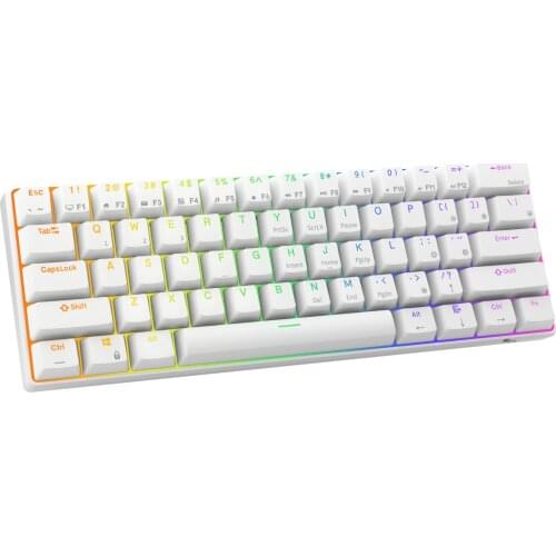 Royal Kludge RK61 Mini Gaming RGB Dual Mode Wireless Bluetooth RK 61 60% Mechanical keys Keyboard For PC Laptop Mobile Phone