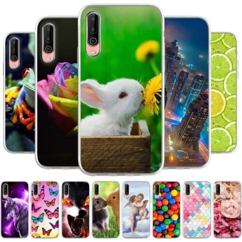 Soft Silicone TPU Case For Wiko View 4 View4 Lite 6.52 inch Back Case Phone Cover Cartoon Phone Bumper Coque Coque Shockproof