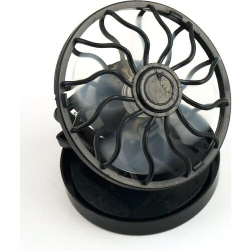 HOT energy saving Clip-on Solar Cell Fan Sun Power energy Panel Cooling Black Portable