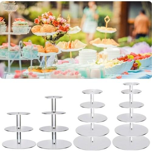 Transparent Removable Acrylic Cake Display Stand Wedding Birthday Party Decoration Easter Christmas Birthday Party New