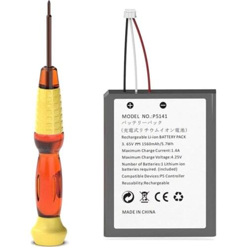 Replacement 1560 mAh Battery For PS5 Controller Rechargeable Gamepad Built-in Lithium Battery For DualSense Game Controller