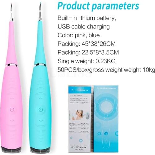 Ultrasound Dental Scaler Electric Oral Irrigator Sonic Tooth Calculus Remover Teeth Cleaner Whitening Stains Tartar Removal