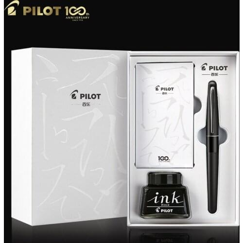 Japan PILOT 88G Fountain Pen 78g Upgraded Version Ink Gift Box FP-MR2 Metal Calligraphy High-end Gift Box
