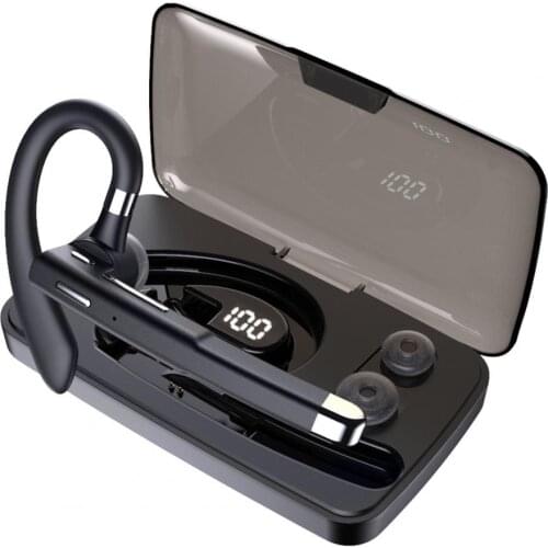 YYK-520 Bluetooth Earphone Stable Wireless Transmission Noise Reduction Headset Adjustable Ear Hook HiFi Headphone for Business