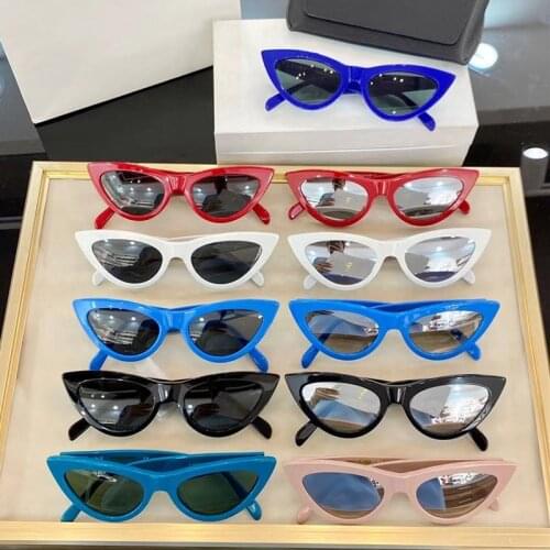 Women Men Cat Eye CL40019/S Fashion Web Celebrity Blogger Star Sunglasses Brand Design Eyeglasses Frame Eyewear Oculos De Sol