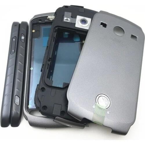 10Pcs/Lot New Full Housing For Samsung Galaxy Xcover 2 S7710 Middle Frame Front Faceplate Bezel Housing+Battery Cover With Logo