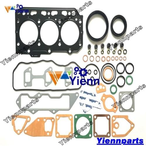 3D84E-5 3D84E Full Overhaul Gasket Kit For Komatsu Small backhoe (mini-ho) PC25-1E PC30-7E PC38UU-2E Diesel Engine
