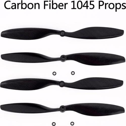 4pcs 10x4.5 1045 Carbon Fiber Propeller Blade CW CCW Props for Multi-copter F450 F550 DIY RC Drone Spare Parts Blade Wing Fans