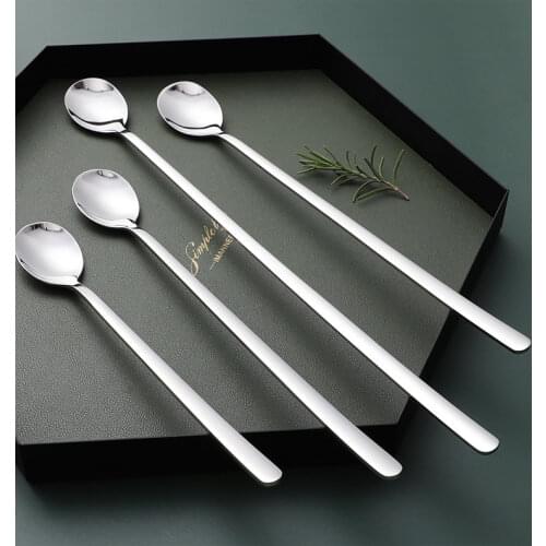 1pc Long Spoons Wooden Korean Style 10.9 inches 100% Natural Wood Long Handle Round for Soup Cooking Mixing Stirr soup spoon