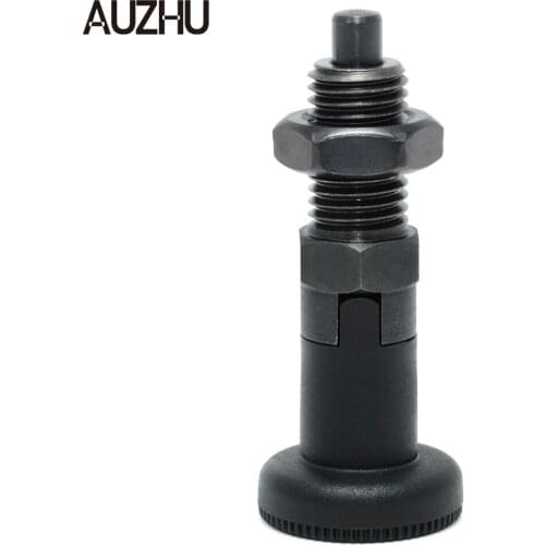 AUZHU PTL -Steel Indexing Plunger,Spring Plunger,Rest Position Knob Locating Screw,Bolt With Spring Lock Pins Dia M10/12/16/20mm