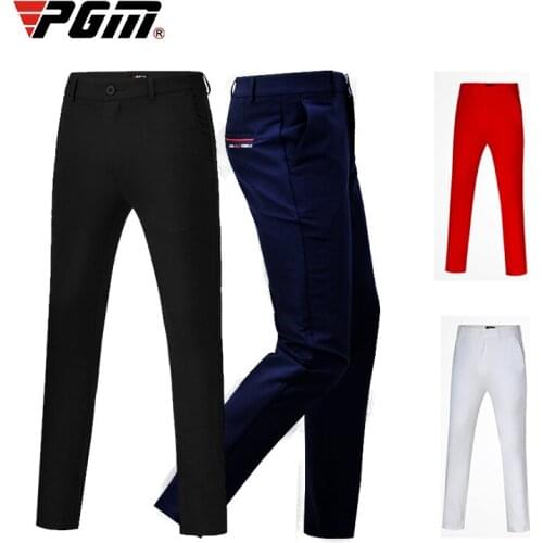 Mens Spring and Summer Pants Golf Pants High Elastic Pants Slim Mens Golf Pants