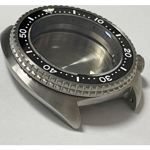 46.6mm Diving Watch Case Sapphire Glass Ceramic Bezel Case Waterproof 200m Watch Accessories Suitable for NH35A/NH36A Movement