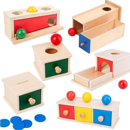 Toddler Wooden Sensorial Montessori Set Educational Toys Infant Toddlers Box Board Puzzles Teaching Wood Game and Toys Preschool