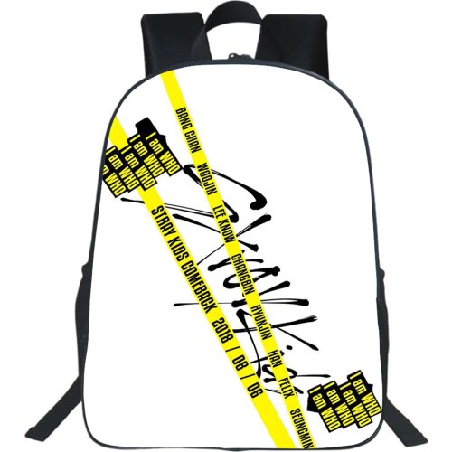 Korean Style Stray Kids Backpack Teenager School Bags Boy Girls Bags Children Backpacks Fashion Large Capacity Bookbag Mochila