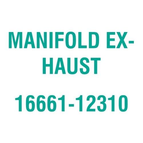 For Kubota 16661-12310 MANIFOLD EXHAUST