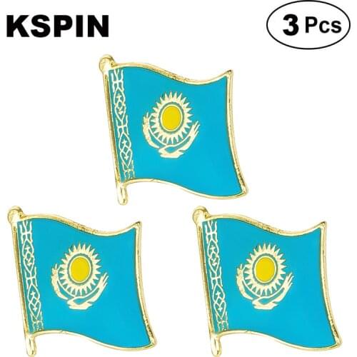 Kazakhstan Lapel Pin Brooches Pins Flag badge Brooch Badges