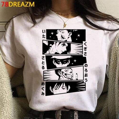 Hot Japanese Anime Jujutsu Kaisen T Shirt Men Kawaii Gojo Satoru Cartoon Yuji Itadori Graphic Tees Harajuku Unisex Tshirt Male