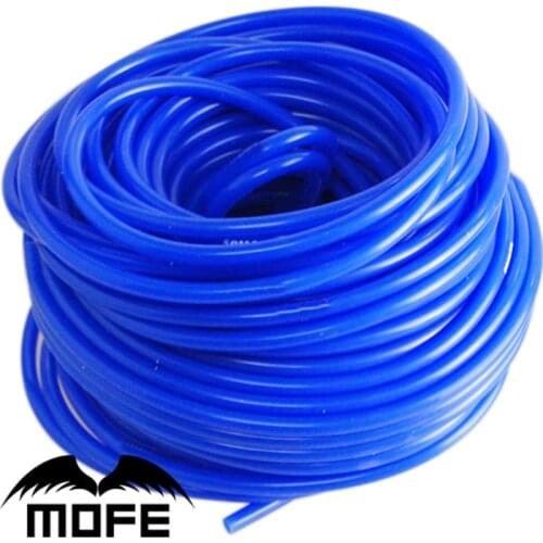 Mofe car silicone vacuum hose 5meter 3mm/5mm vacuum pipe vacuum silicone hose tube pipe four colors
