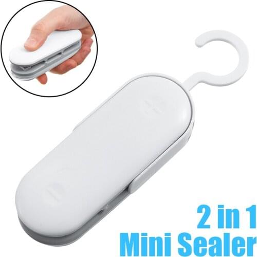 New Portable Heat Sealer Plastic Package Storage Bag Mini Sealing Machine Handy Sticker for Food Snack Kitchen Accessories