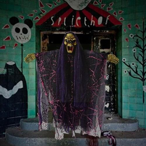 1Pc Halloween Hanging Dolls Decoration Ghost Witch Festival Bar Ghost Flying Decoration Scary Home Pendant Hanging Horror T3I6