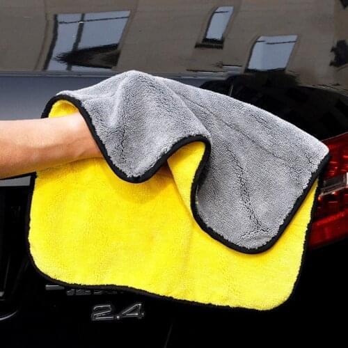 Free Shipping Thicken Car Cleaning Towel Microfiber Coral Velvet Cloth Double Sided High Density Towel Wiping Absorbent Towel