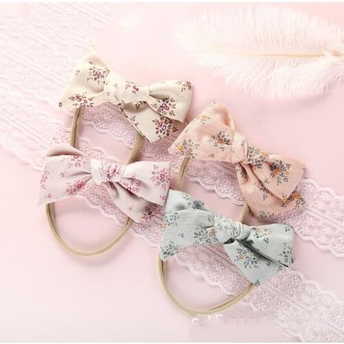 Baby Girls Headband Multi Colors Bow Knot Head Bandage Kids Toddlers Headwear Hair Band Infant baby hair accessories